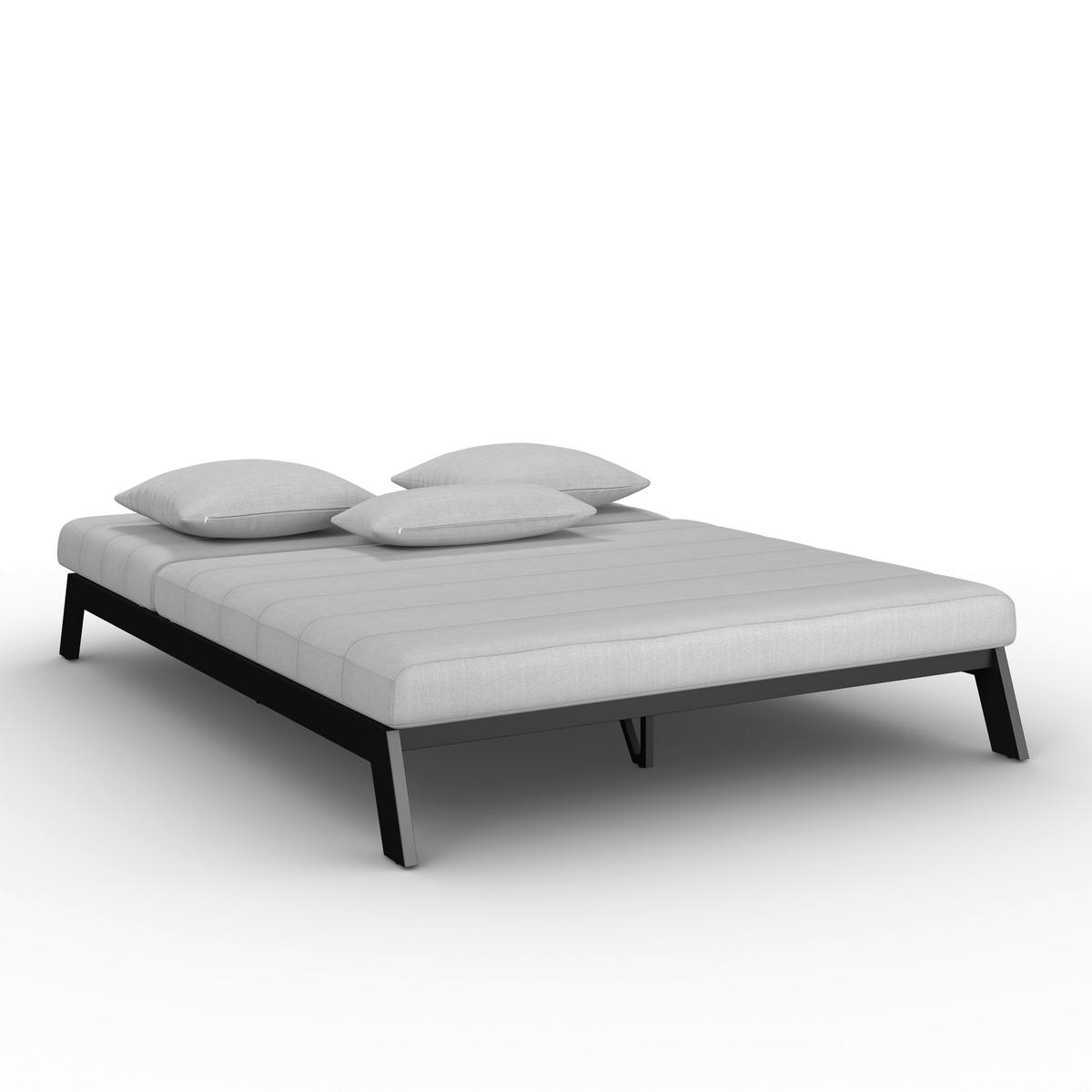 ZÁHRADNÉ LEŽADLO NOURI - svetlosivá, Modern, kov/textil (202/37/143cm) - Bessagi Garden