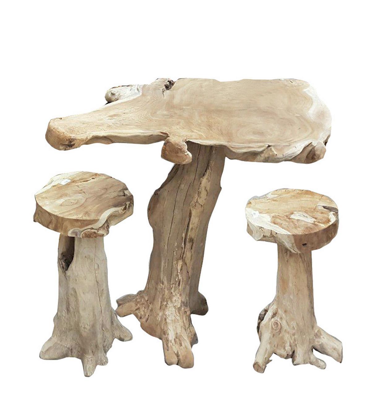 Bartisch Surga - Naturfarben, Basics, Holz (100/75/102cm) - Gardenson