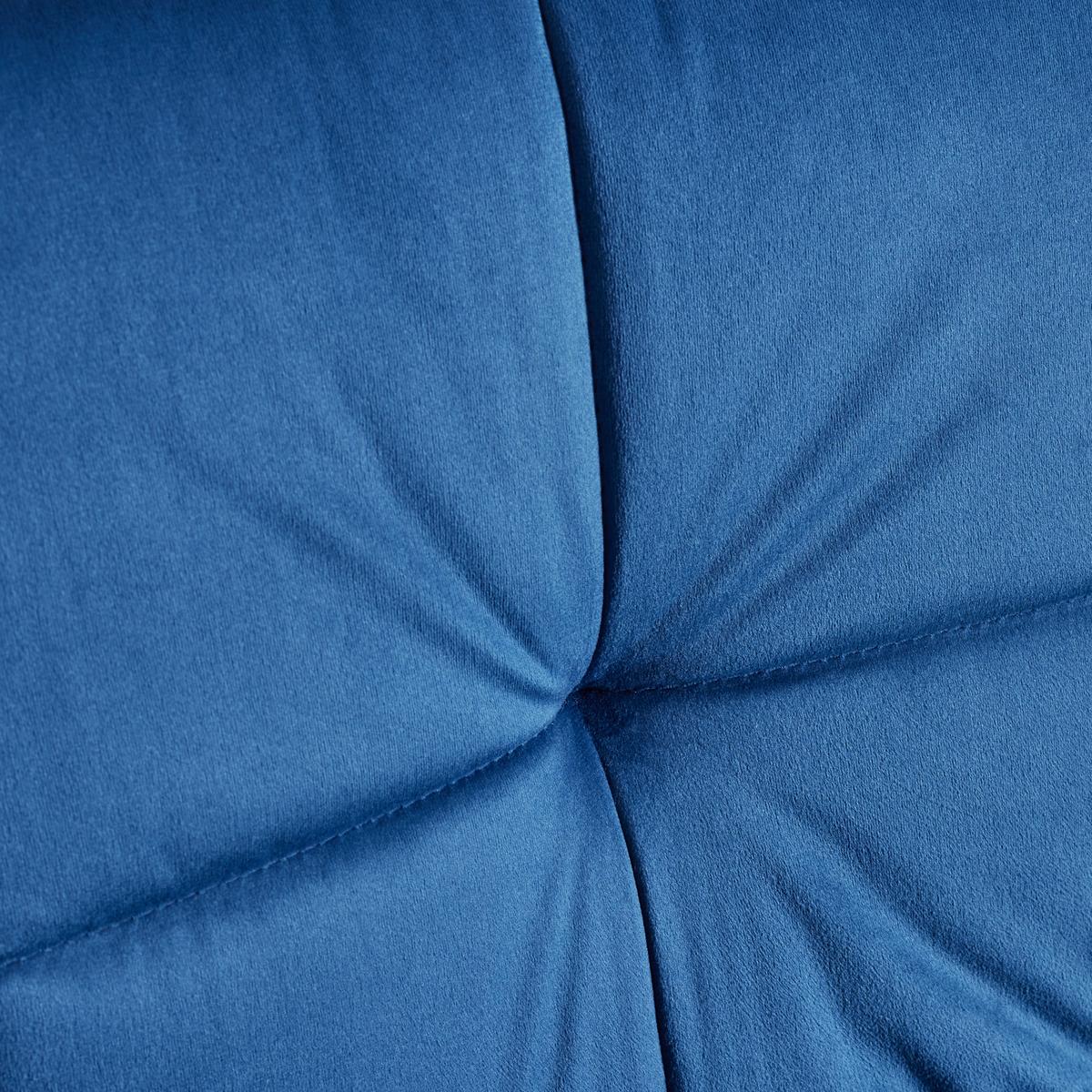 Židle Lunita modrá - modrá/černá, Moderní, kov/textil (47/88/57cm) - P & B