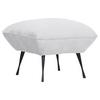 Hocker Lorris - Schwarz/Weiß, KONVENTIONELL, Textil (60/49/53cm) - MID.YOU