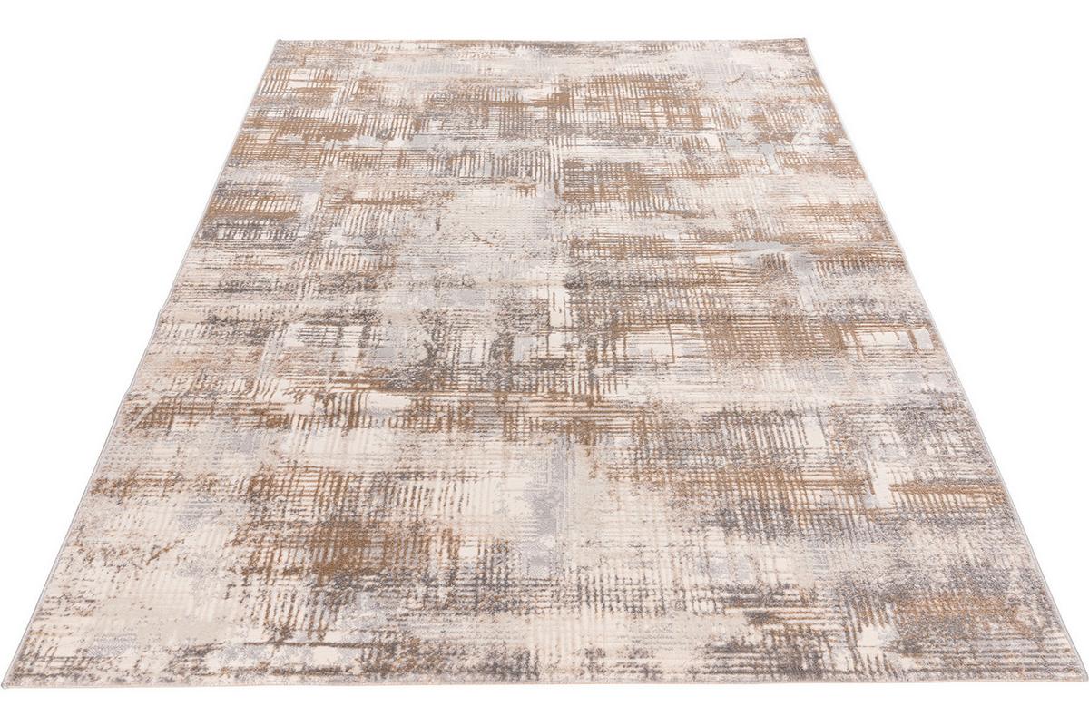 Webteppich My Salsa - Taupe, Design, Textil (120/170cm) - Obsession
