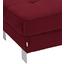 Hocker Savona - Rot, MODERN, Textil (90/44/73cm) - Ombra Hocker Savona - Rot, MODERN, Textil (90/44/73cm) - Ombra