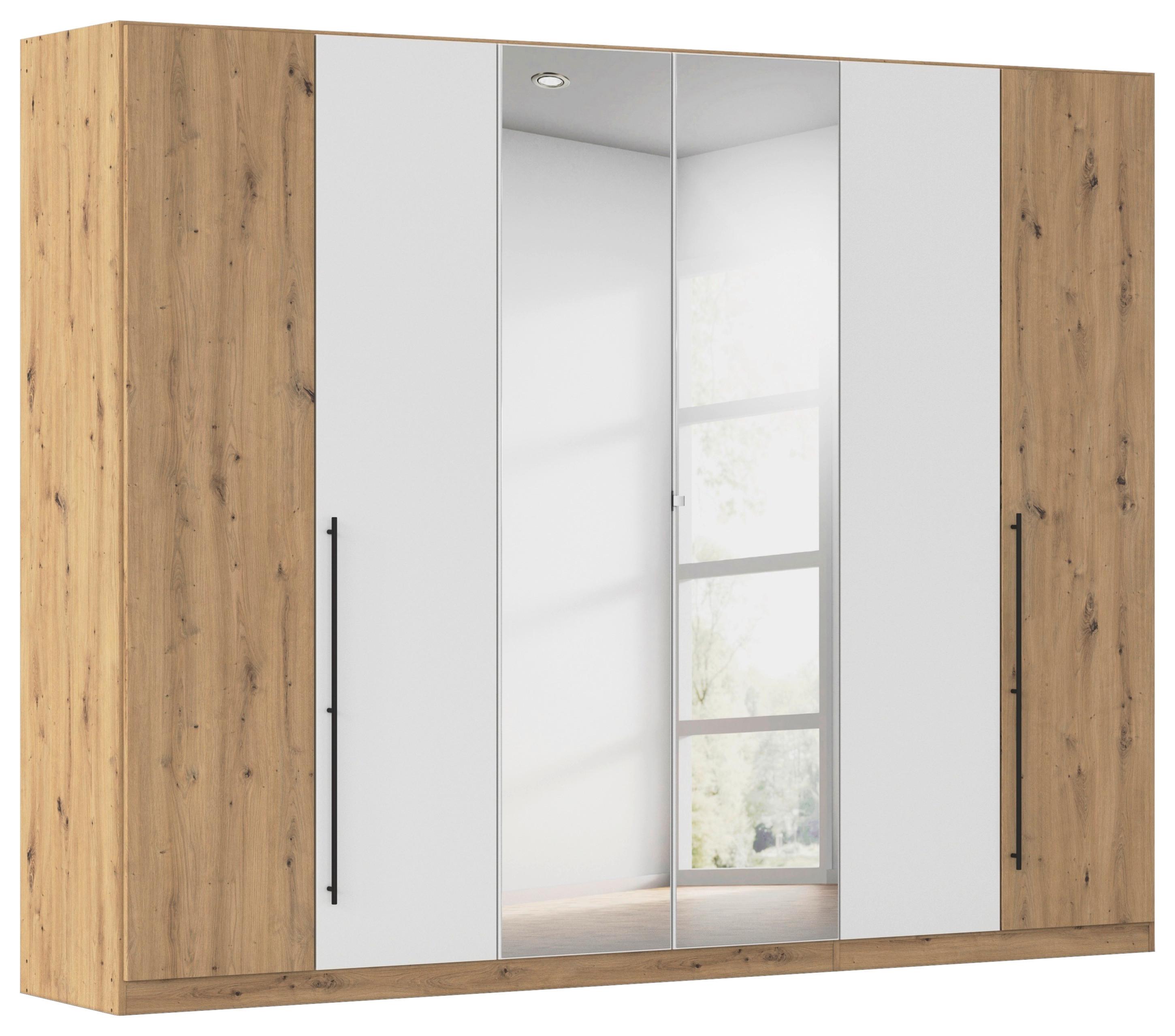 Kleiderschrank Safari mit Spg. Weiß B: 271cm