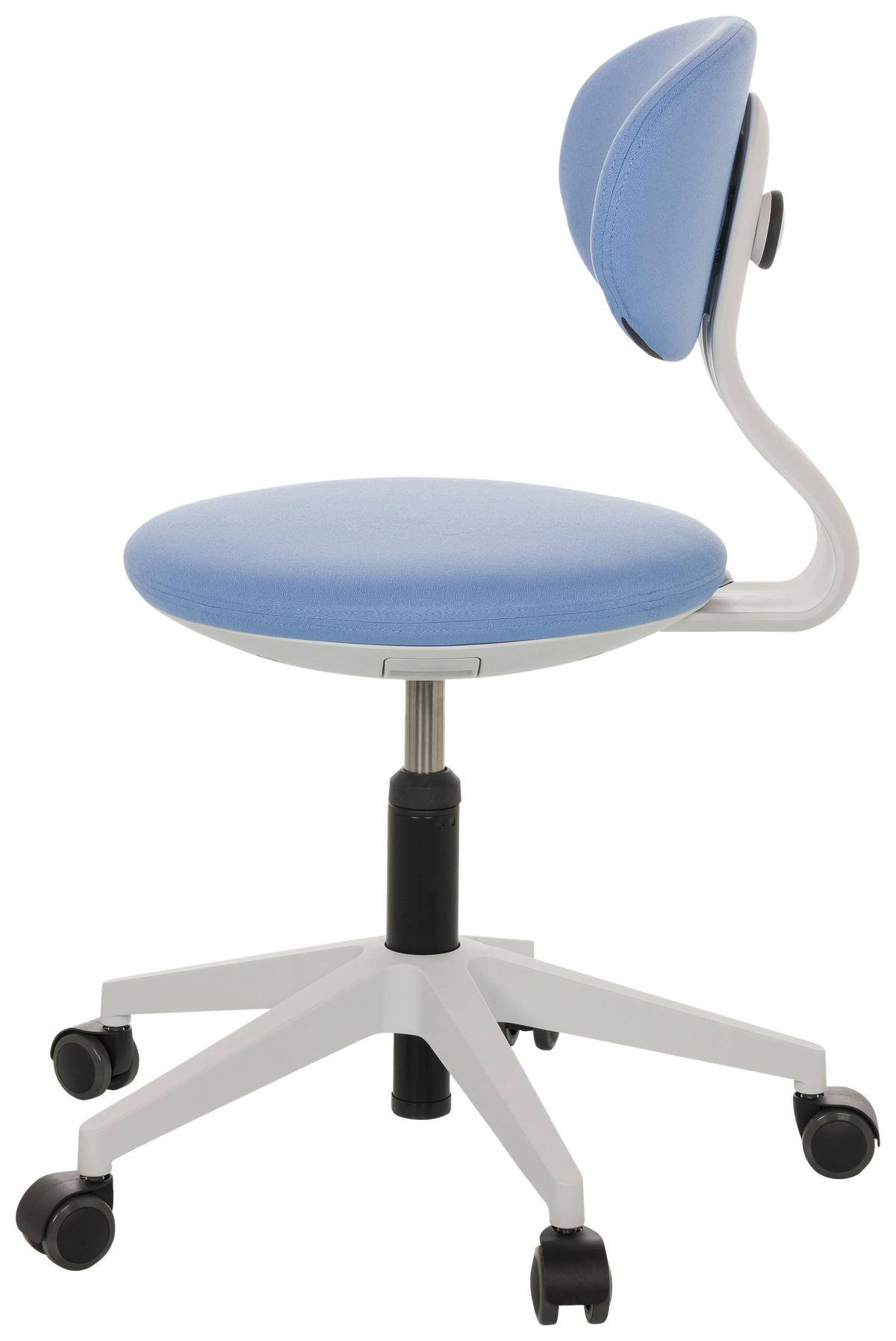 Jugenddrehstuhl Minimovo - Blau/Grau, Basics, Kunststoff/Textil (42/66-87/52cm) - MID.YOU