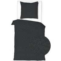 POSTEĽNÁ BIELIZEŇ SHELL, ca. 90x70/140x200 cm - čierna, textil (140/200cm) - Mömax