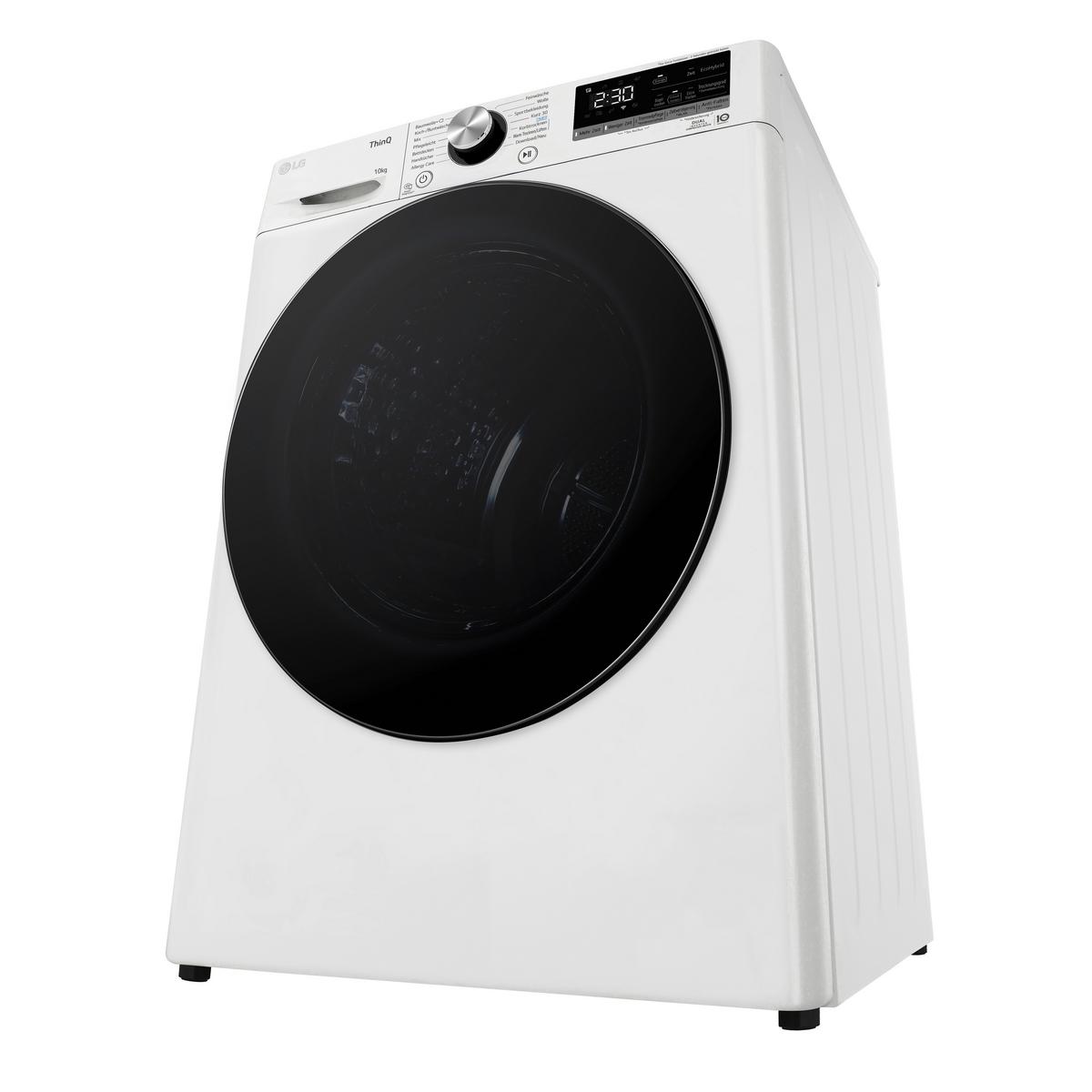 Trockner V9a2xt Weiss - Weiß, Basics, Glas/Kunststoff (60/85/66cm) - LG