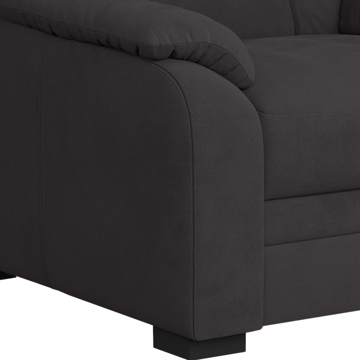 2-sitzer-sofa Marcus Sparta Anthrazit - Anthrazit/Schwarz, Basics, Textil (138/99/99cm) - MID.YOU