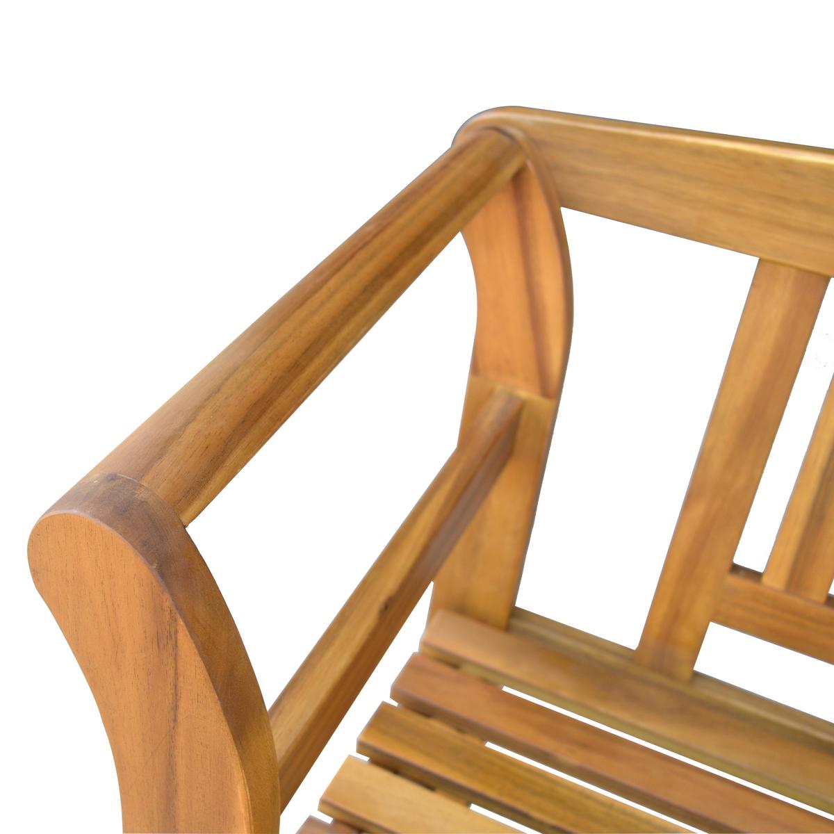 3-sitzer-bank Ph-Aca-3gb-Rose - Akaziefarben, Basics, Holz (157/48,5/82cm)