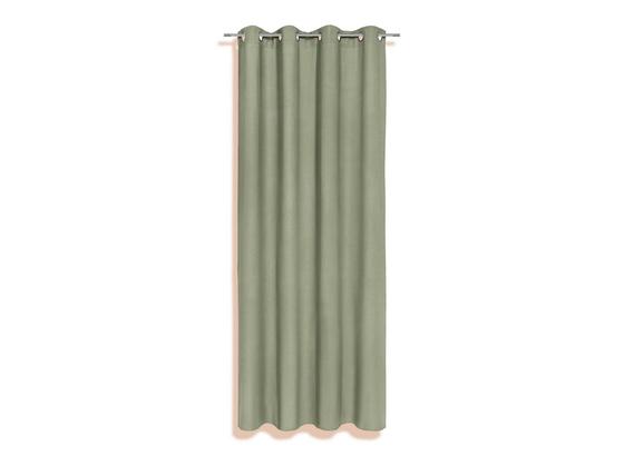 Ösenvorhang Alexis - Taupe/Violett, KONVENTIONELL, Textil (140/245cm) - Ombra Ösenvorhang Alexis - Taupe/Violett, KONVENTIONELL, Textil (140/245cm) - Ombra