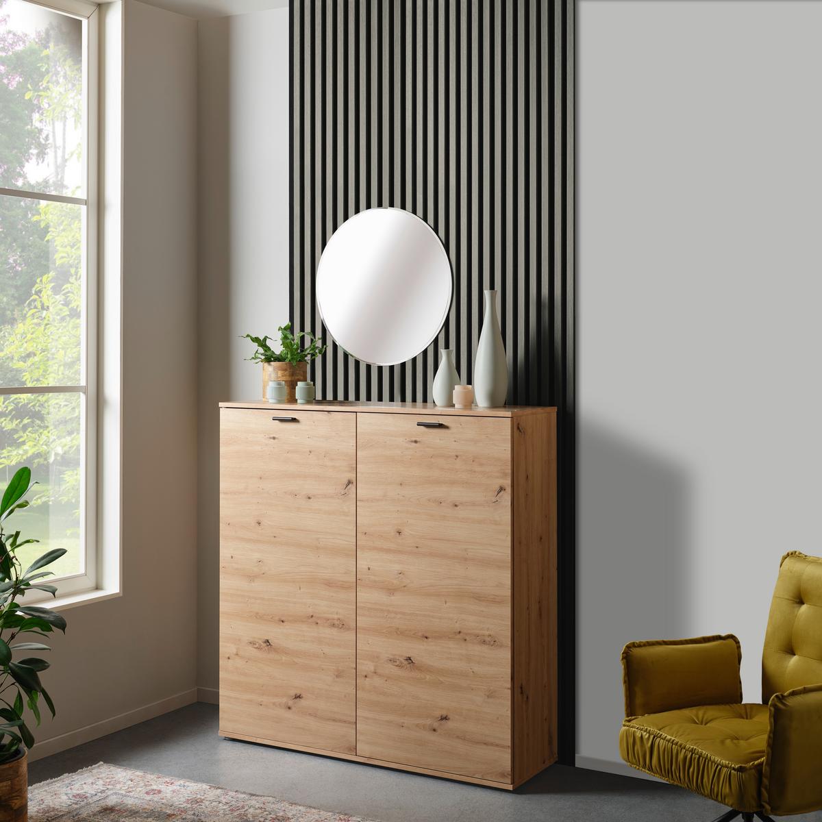 Akustikpaneel Josef - Hellgrau, MODERN, Holzwerkstoff/Kunststoff (90/60/2cm)