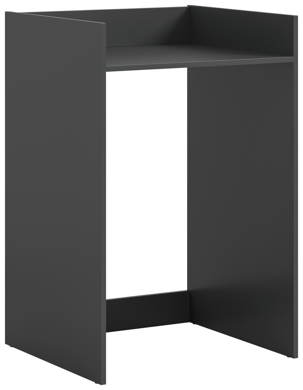 Skrinka na práčku Free Antracit - biela/antracitová, Basics, kompozitné drevo/plast (66/101/60cm) - MID.YOU