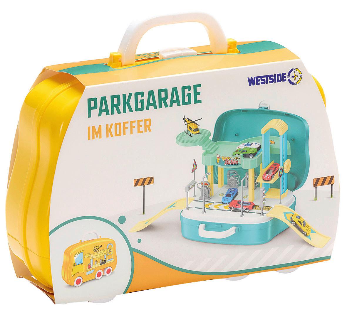 Parkgarage Parkgarage Im Koffer - Multicolor, Trend, Kunststoff (29/9/20cm)
