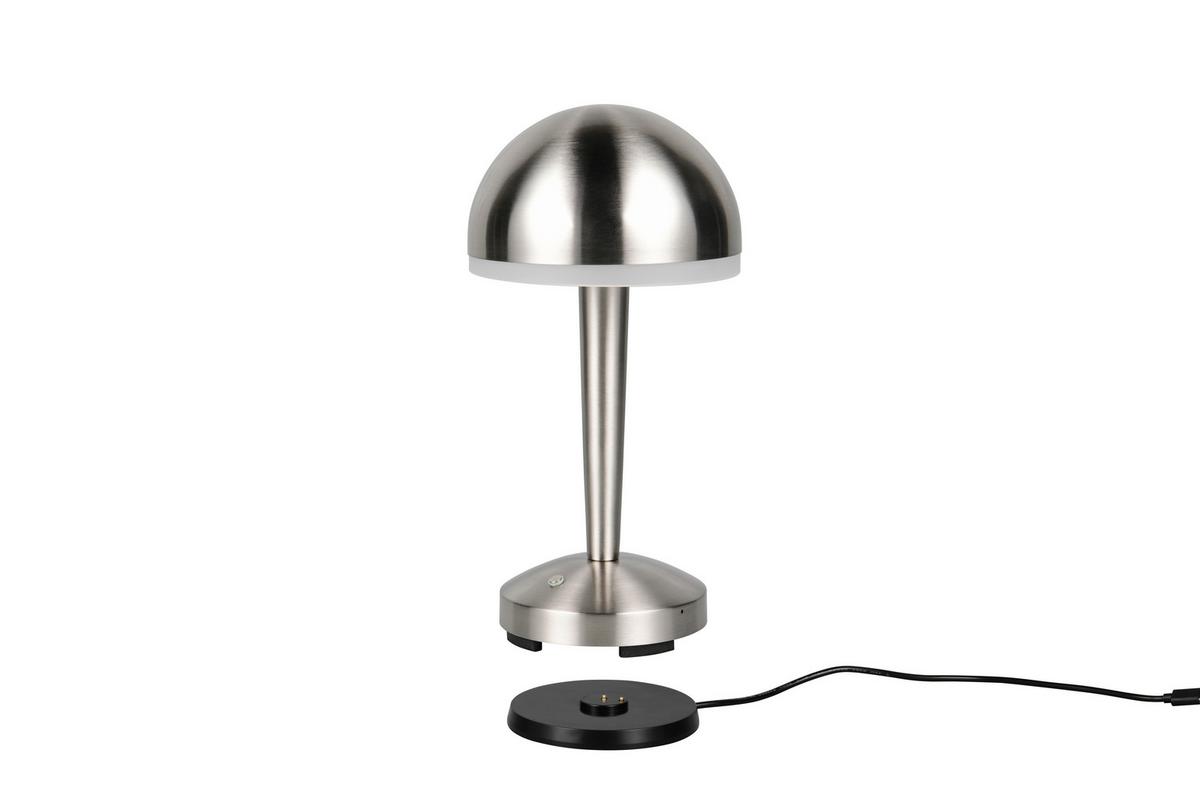 Led-tischleuchte, Nickel R54541107 - Transparent/Nickelfarben, Basics, Kunststoff/Metall (15,4/29,5cm)