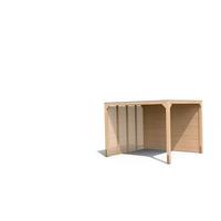 Terrassenüberdachung Creta 40157 Creta - Fichtefarben, Basics, Holz (320/239/160cm)