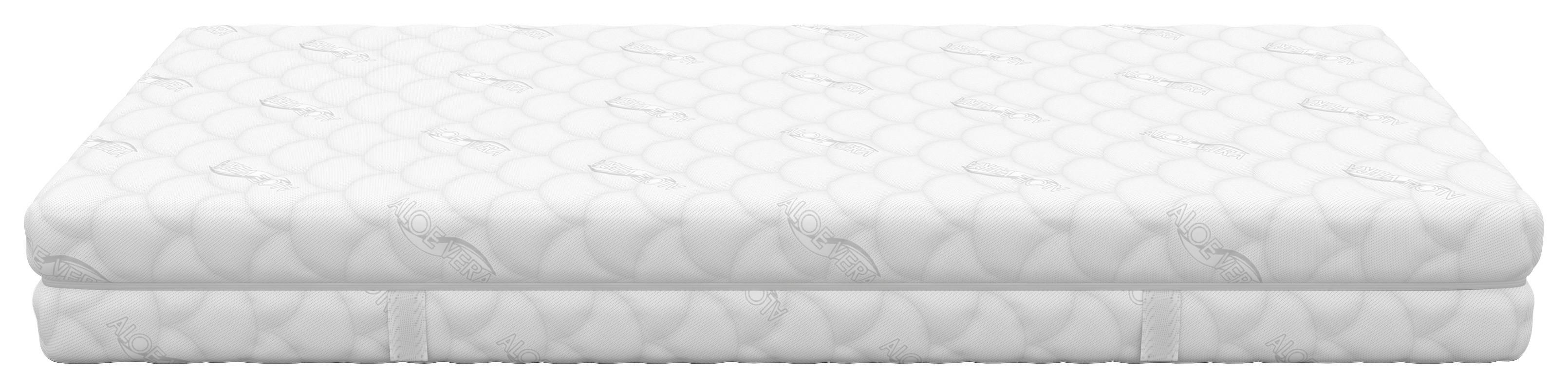 Kaltschaummatratze Valli 120x200 Cm H2 H: 24 Cm - Weiß, Textil (120/200cm) - Primatex Deluxe