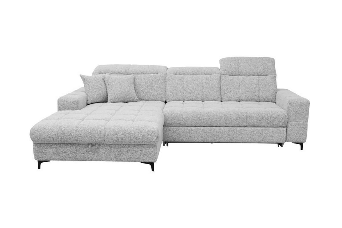 Sedačka SANTORINI, levá, šedá - Moderní (193/291cm) - Premium Living