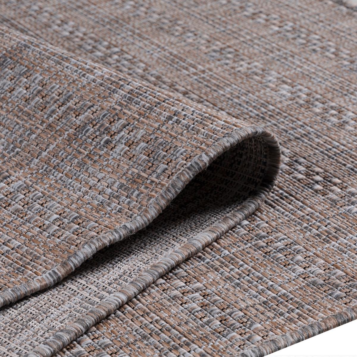 Outdoorteppich Zagora - Beige/Grau, Basics, Textil (140/200cm) - Novel