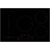 Induktionskochfeld Schwarz B: 77 Cm - Schwarz, Basics, Glas (77/6/52cm) - PKM