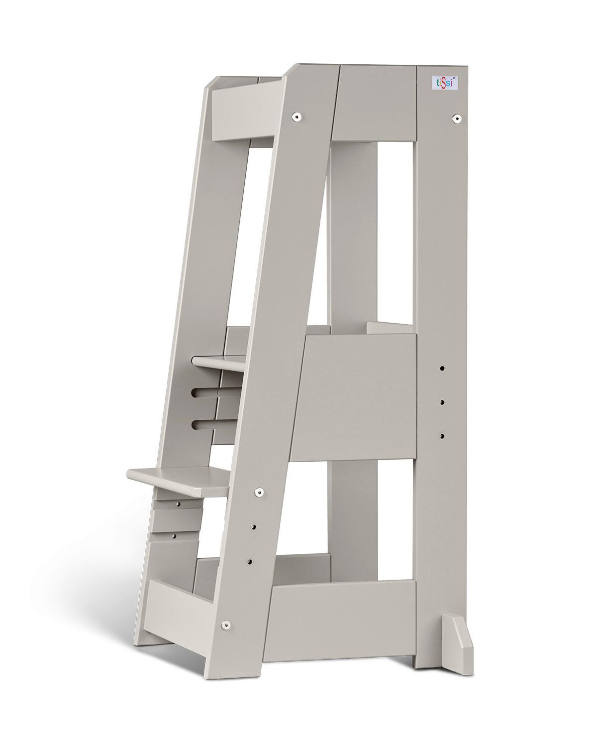 Lernturm Grau - Hellgrau, Design, Holz (40/91/45cm) - tiSsi