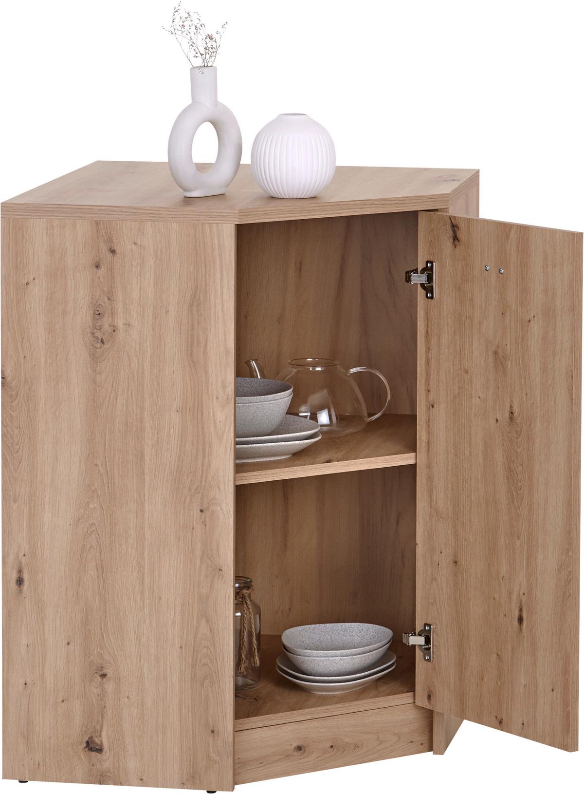 Kommode 60,9cm 4-you Eiche Artisan Dekor - Eiche Artisan, MODERN, Holzwerkstoff (60,9/85,4/60,9cm)
