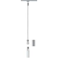 Schienensystem Urial Hängeleuchte 95436 Chromfarben - Chromfarben, Design, Metall (150cm) - Paulmann