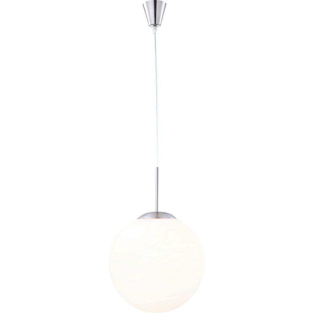 Hängeleuchte Balla H: 180 cm 1-Flammig, Opalglas-Kugel