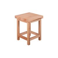 Gartenhocker Marco Echtholz Kernbuche Wetterfest - Kernbuche, Basics, Holz (30/40/30cm) - Gardenson