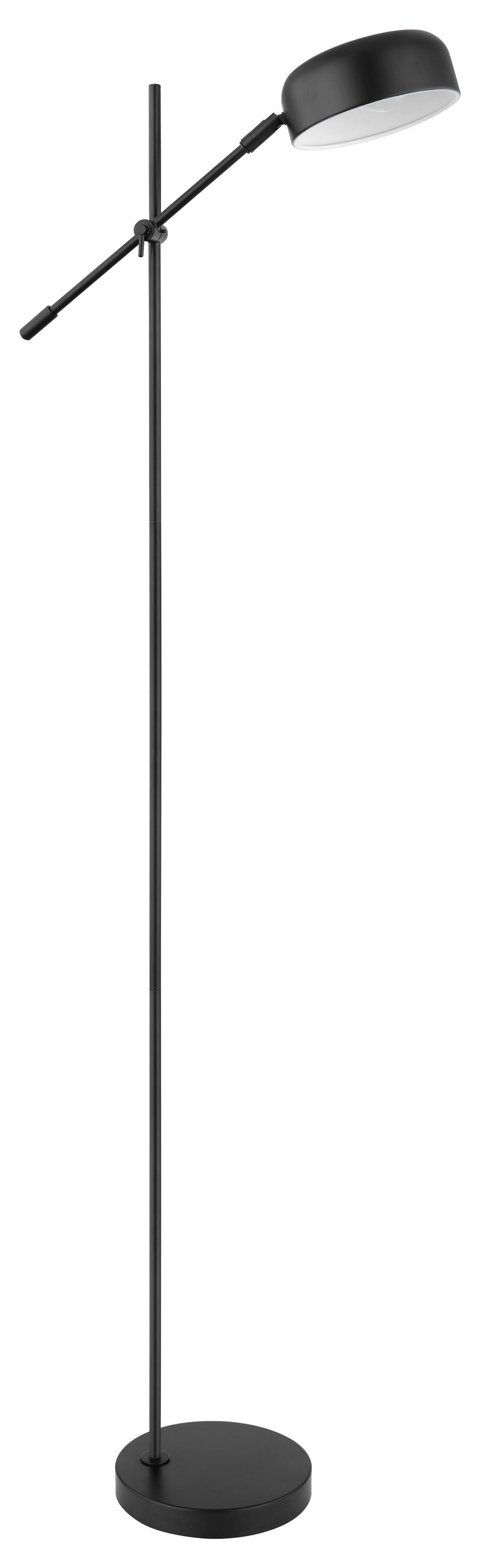 Stehlampe 24099sb Schwarz Mit Schalter - Schwarz, Basics, Metall (47,7/20/139cm) - Globo