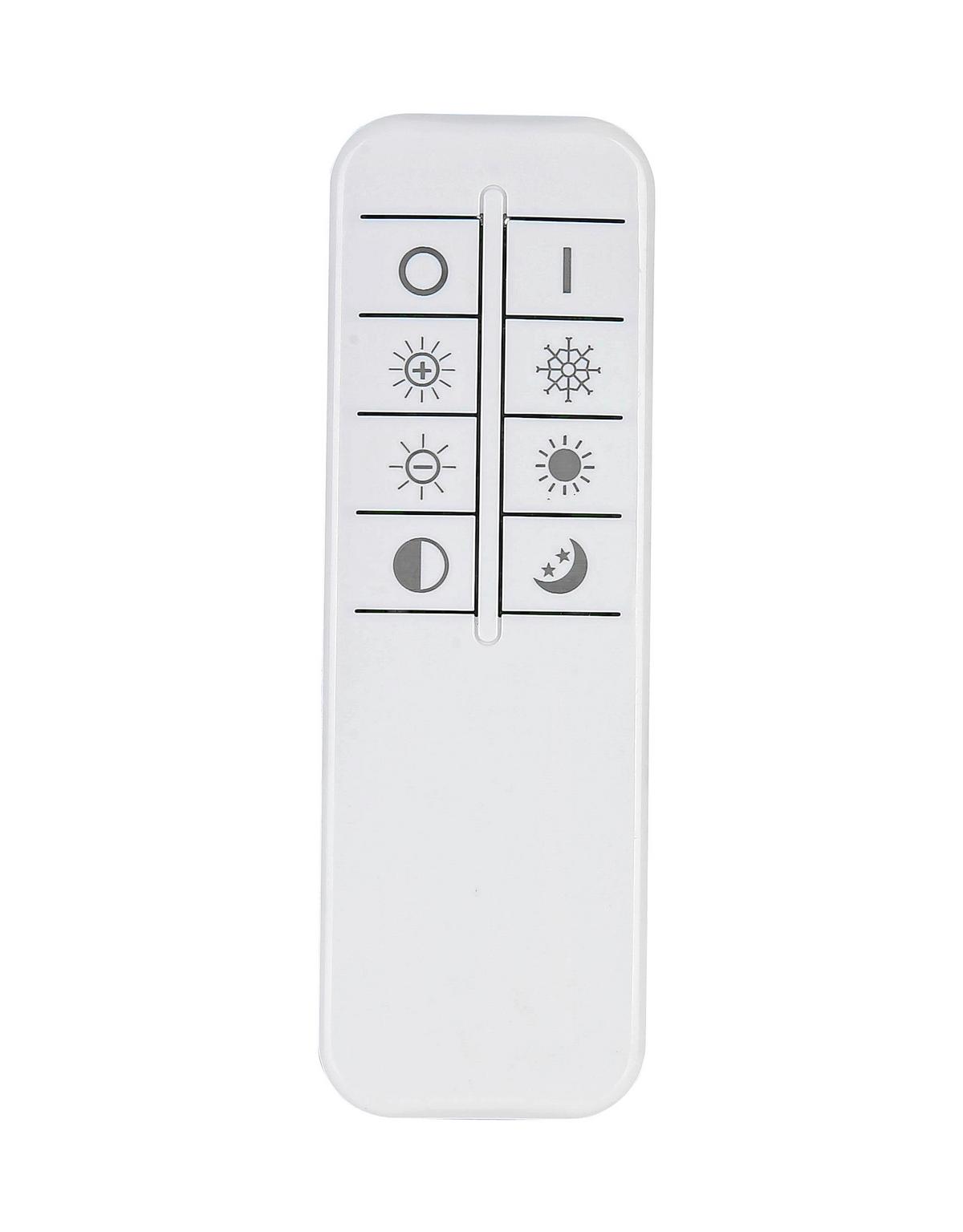 LED-Deckenleuchte Charlyn - Chromfarben/Weiß, Basics, Kunststoff/Metall (38/6cm) - Luca Bessoni