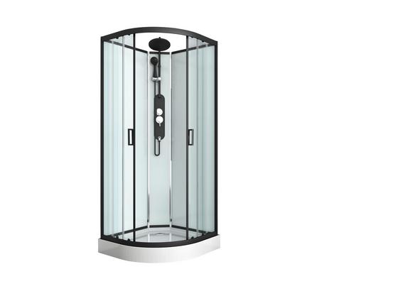 Duschkabine Epic 1 - Schwarz, MODERN, Glas/Metall (90/90/230cm) - Sanotechnik Duschkabine Epic 1 - Schwarz, MODERN, Glas/Metall (90/90/230cm) - Sanotechnik