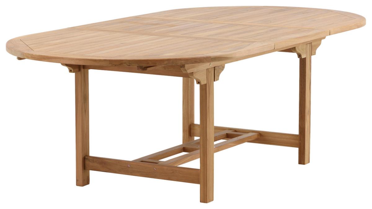 Gartentisch Kenya Teakholz L 180 Cm - Teakfarben, KONVENTIONELL, Holz (180/120/75cm) - Gardenson