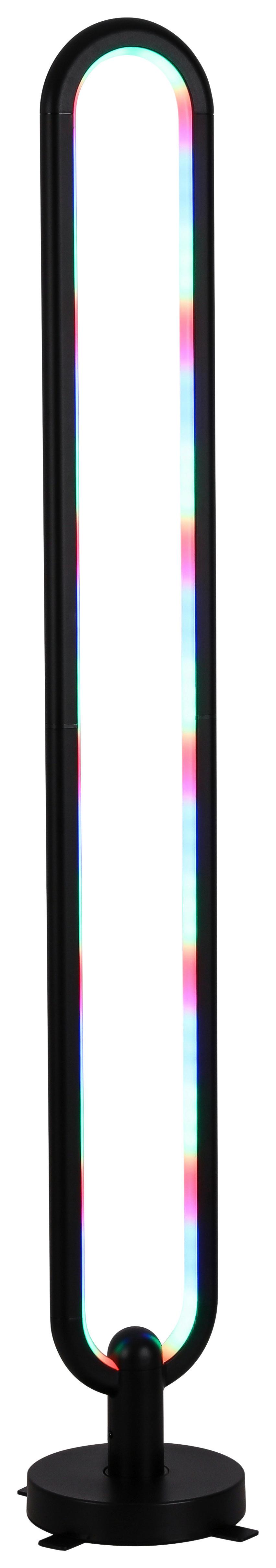 Stehleuchte Irma dimmbar Schwarz mit Farbwechsler - Schwarz, Design, Kunststoff (15,5/104,5cm) - Luca Bessoni