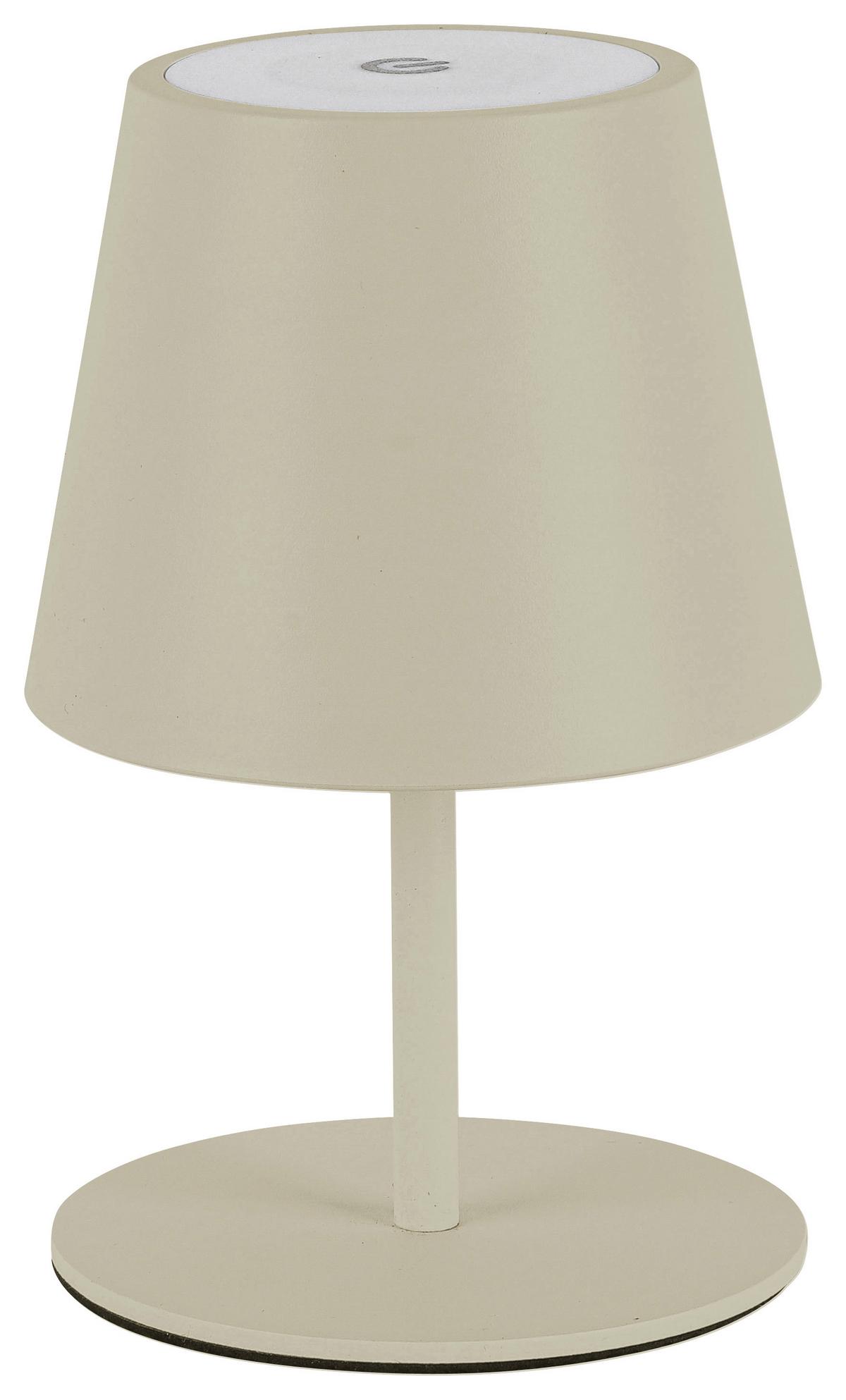 STOLNÍ LAMPA NA BATERIE NOEMI - pískové barvy, Konvenční, kov/plast (10,5/17-36cm) - Mömax