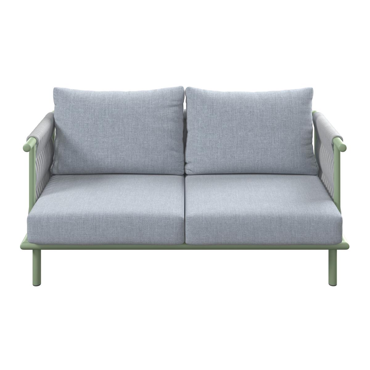 Loungegarnitur Daytona - Alufarben/Naturfarben, MODERN, Holz/Kunststoff - Beldano