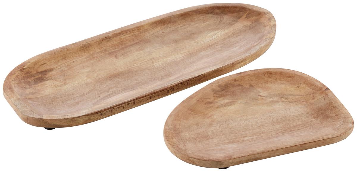 Podložka pod talíř MANGO - přírodní barvy, Konvenční, dřevo (28.5/20.5/2cm)