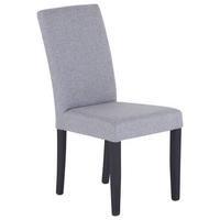 Esszimmerstuhl John Grau/Schwarz Gepolstert - Schwarz/Grau, KONVENTIONELL, Holzwerkstoff/Textil (43,5/94/59cm)