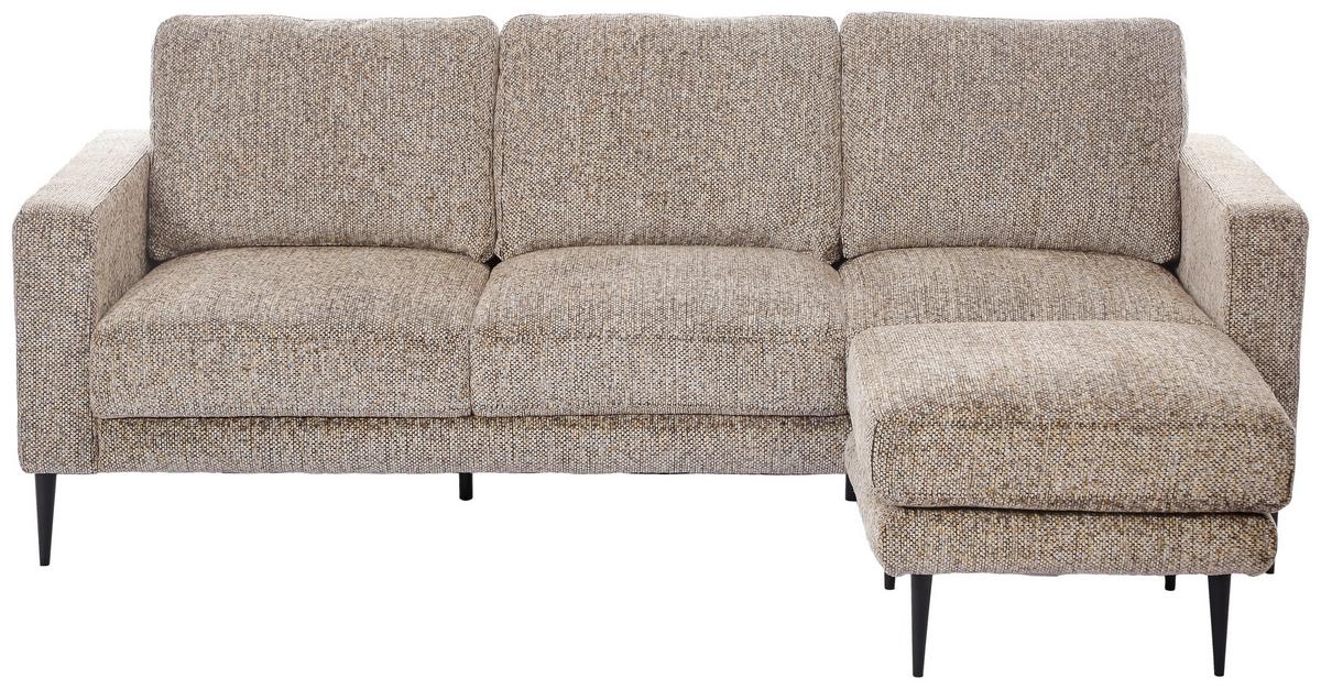 3-sitzer-sofa Parma Multicolor B: 208 Cm - Multicolor/Schwarz, Basics, Holz/Textil (208/83/151cm) - Livetastic