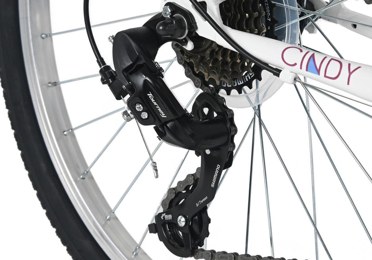 Dacapo Kinderfahrrad Cindy Weiß - Weiß, Basics, Metall