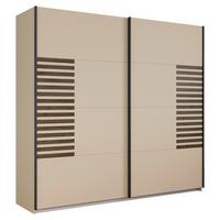 Schwebetürenschrank Barea Champanger Eiche Dekor - Eiche dunkel/Champagner, MODERN, Holzwerkstoff (226/210/62cm) - Rauch Möbel