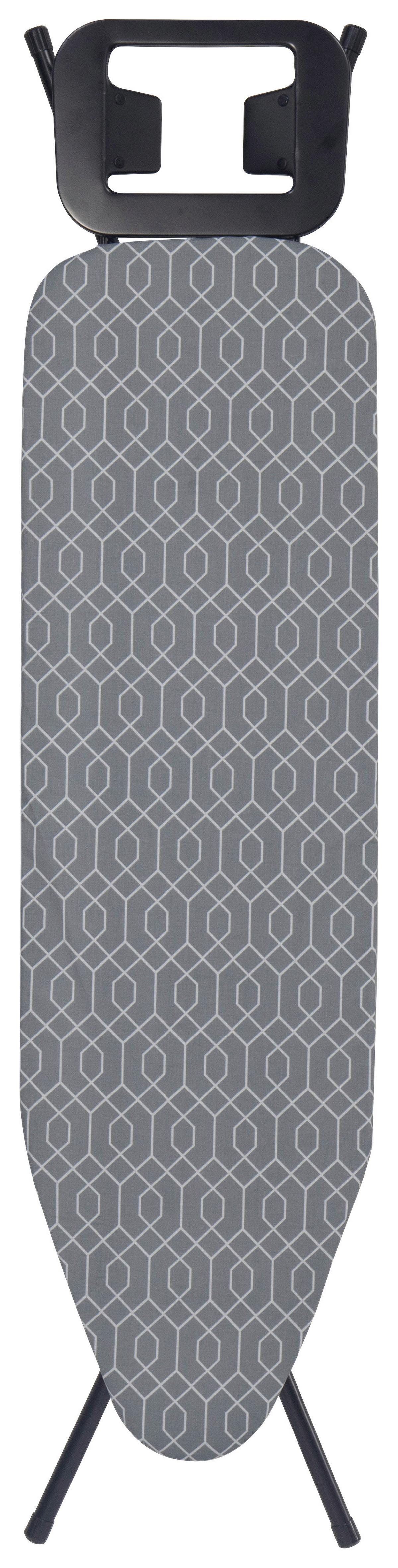 žehlící prkno MICHI - šedá, Moderní, kov/textil (127/30/89cm) - Mömax