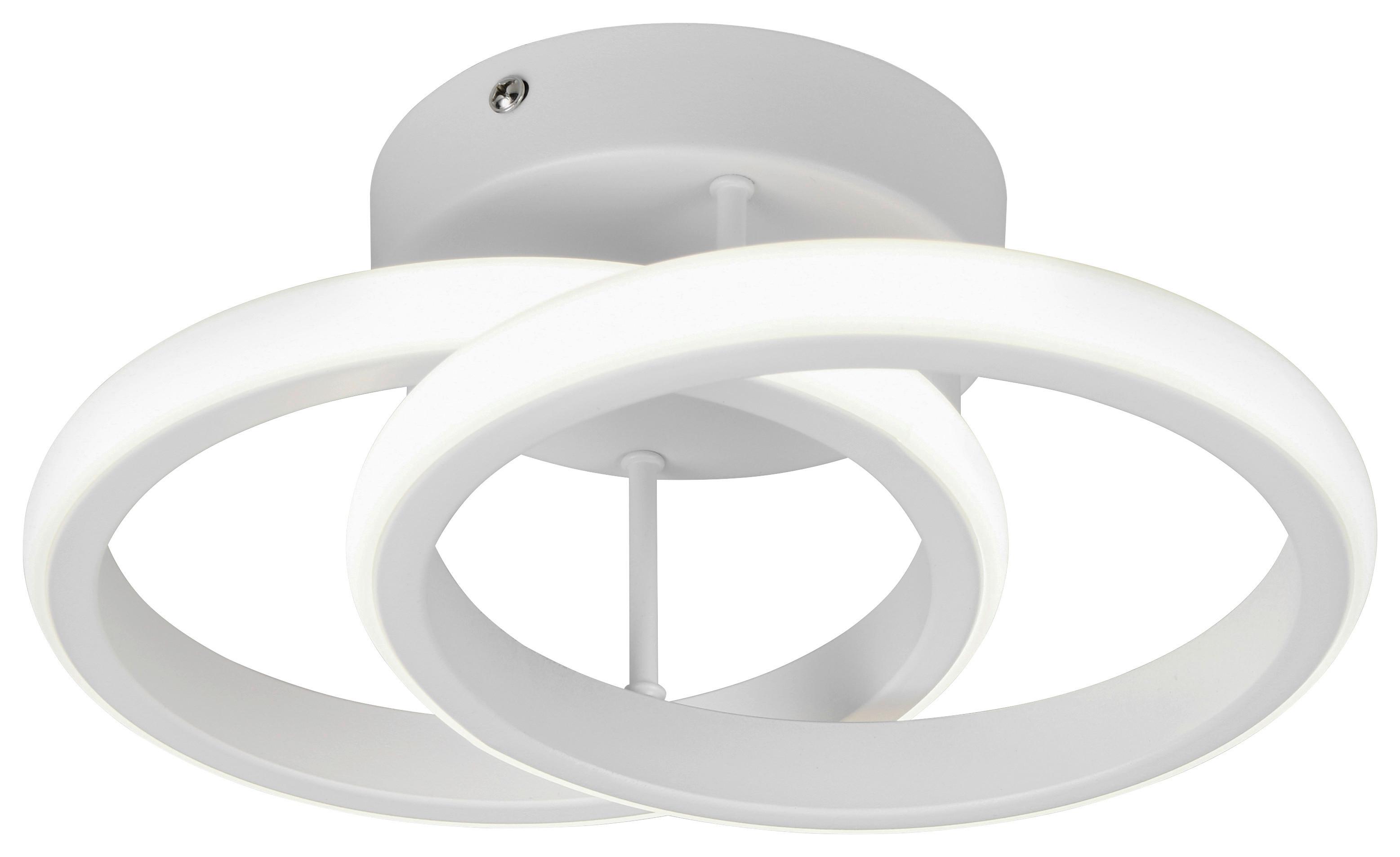 LED-Deckenleuchte, 4000K DENISE - Weiß, Basics, Kunststoff/Metall (26,5/18,5/10,5cm) - Luca Bessoni