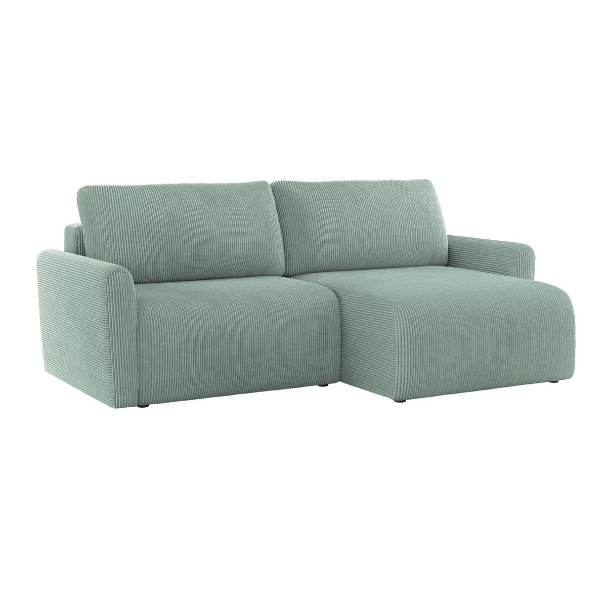 Ecksofa Josh Salbeigrün S: 229x146 Cm - Salbeigrün, Trend, Textil (229/146cm)