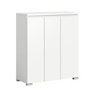 Botník, bílý - bílá, Moderní, kompozitní dřevo (95/109/40cm) - Mömax