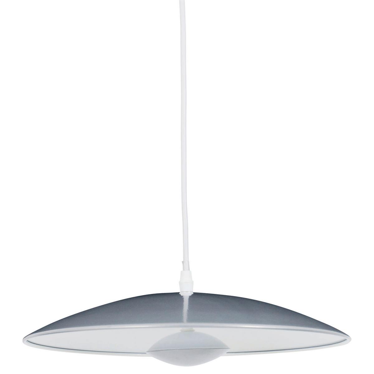 LED-Hängeleuchte Oslo H: 125 cm - Silberfarben, Design, Metall (34/125cm) - Näve