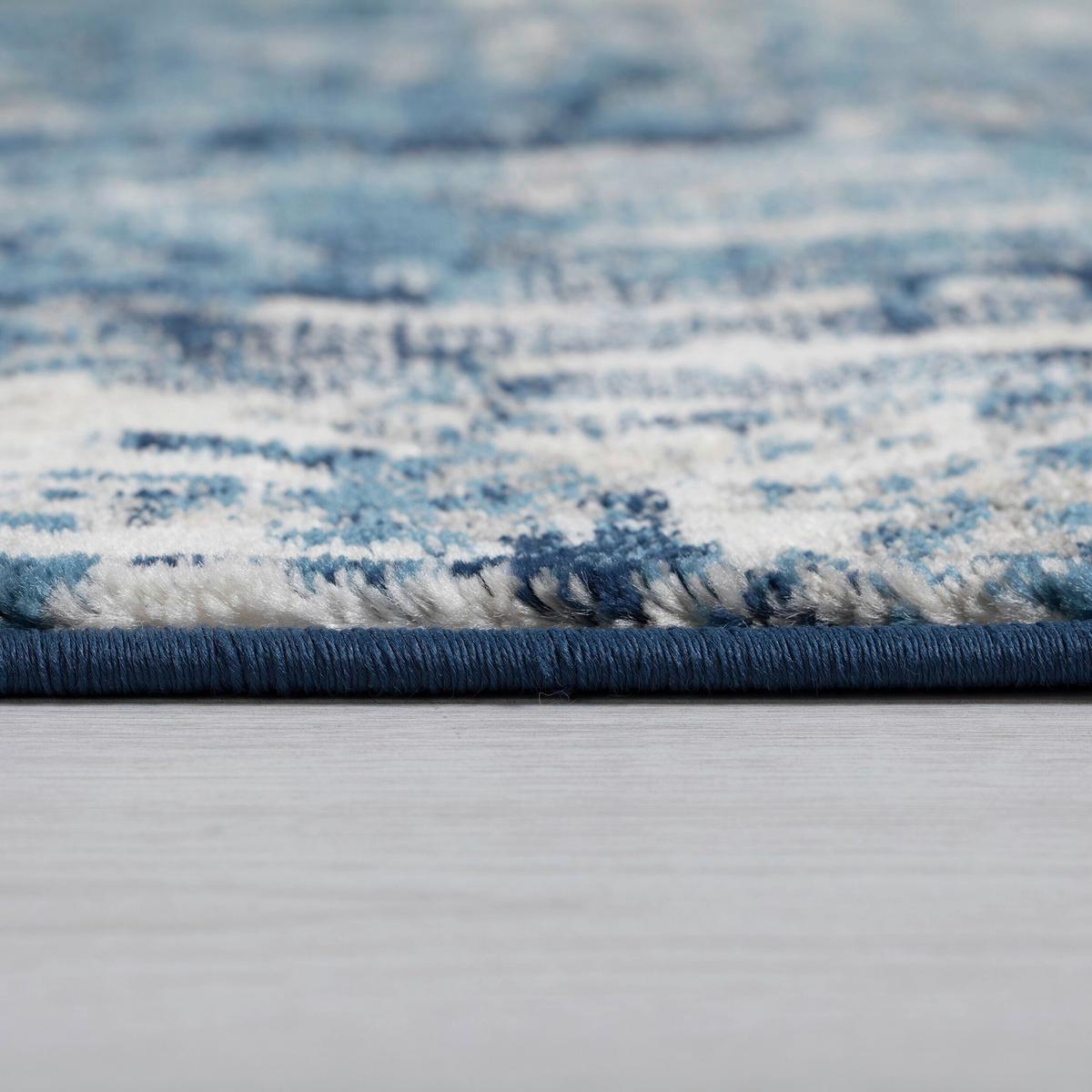 Teppich Dunkelblau B: 170 cm - Blau, Basics, Textil (170/120cm)