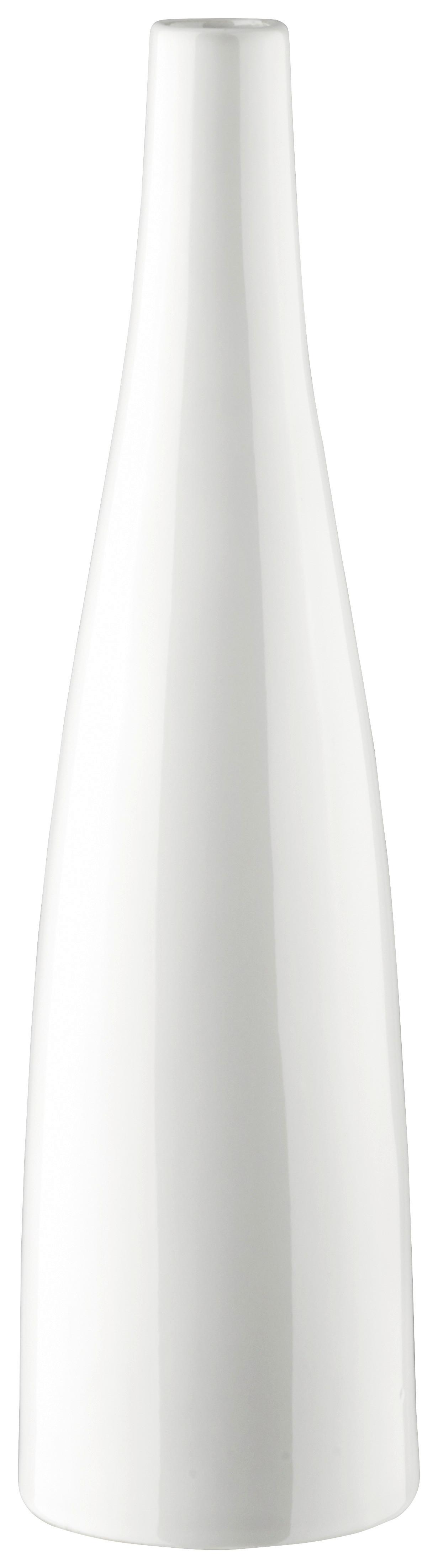VÁZA PLANCIO - bílá, Moderní, keramika (10,5/39.6cm) - Modern Living