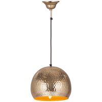 Hängeleuchte Fabricia 100 Gold Goldfarben B: 21 cm - Goldfarben, Basics, Metall (21/27/27cm) - Kayoom