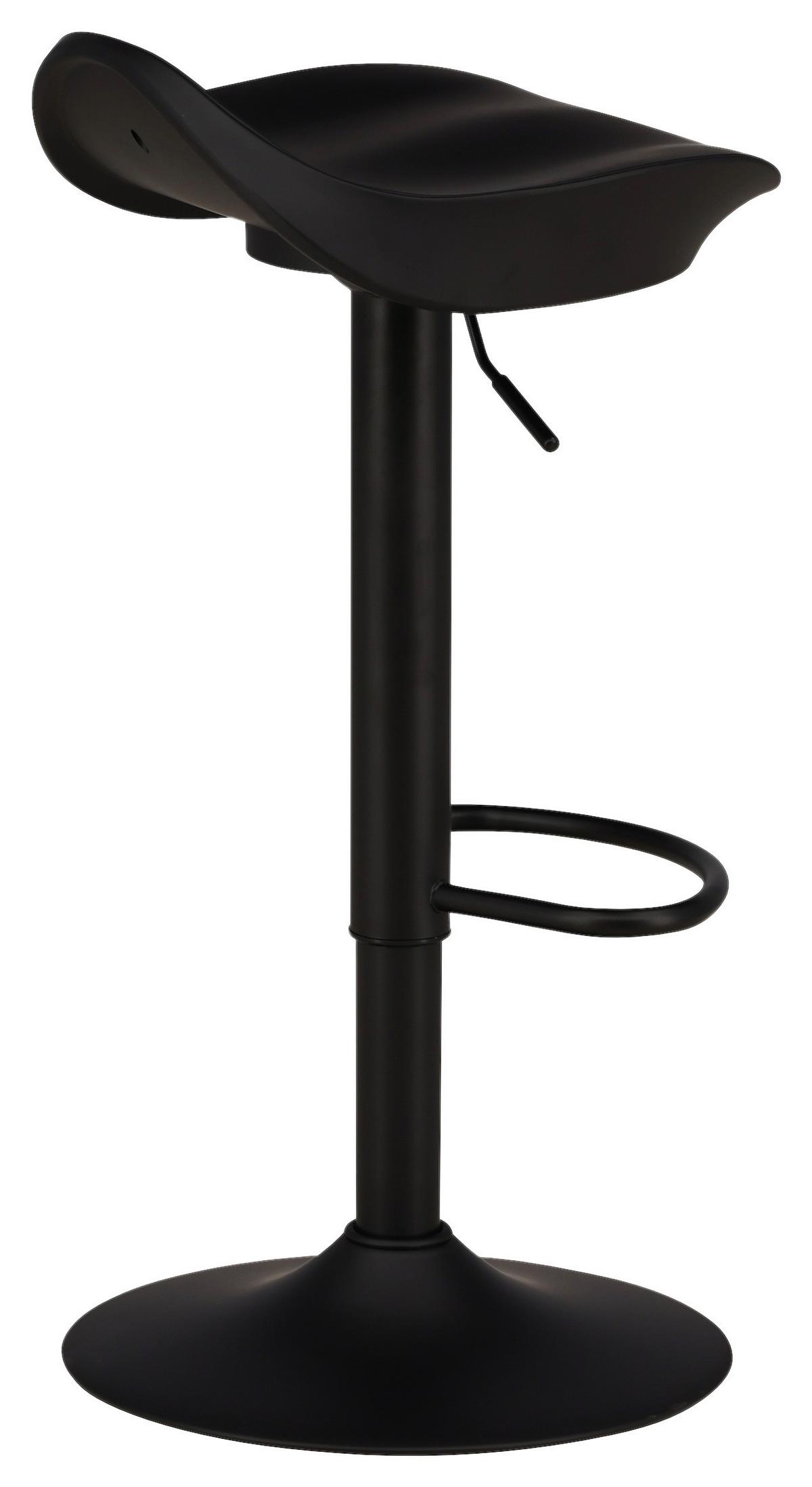 Barhocker-Set Adesto - Schwarz, Design, Kunststoff/Metall (40/69/38cm) - Livetastic