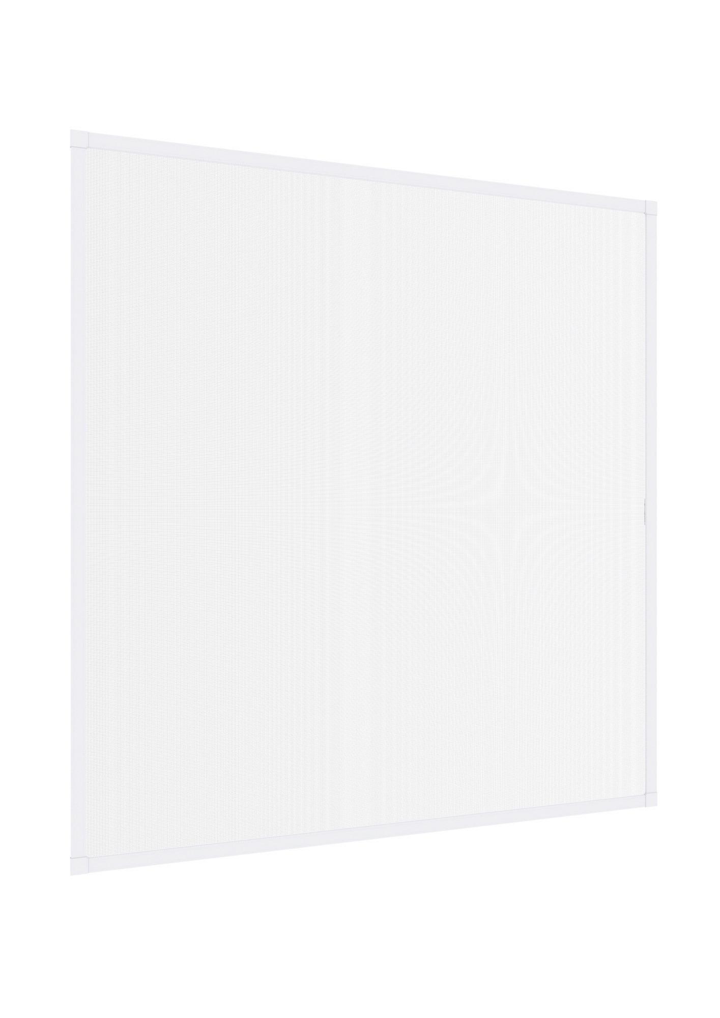 Fliegengitter Fenster 140x150 cm Weiß - Weiß, Basics, Metall (140/150cm)