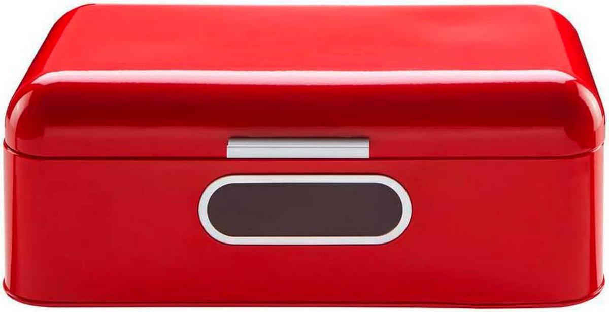 Brotkasten Rot B: 23 cm - Rot, Basics, Metall (42/23/16,5cm) - Echtwerk